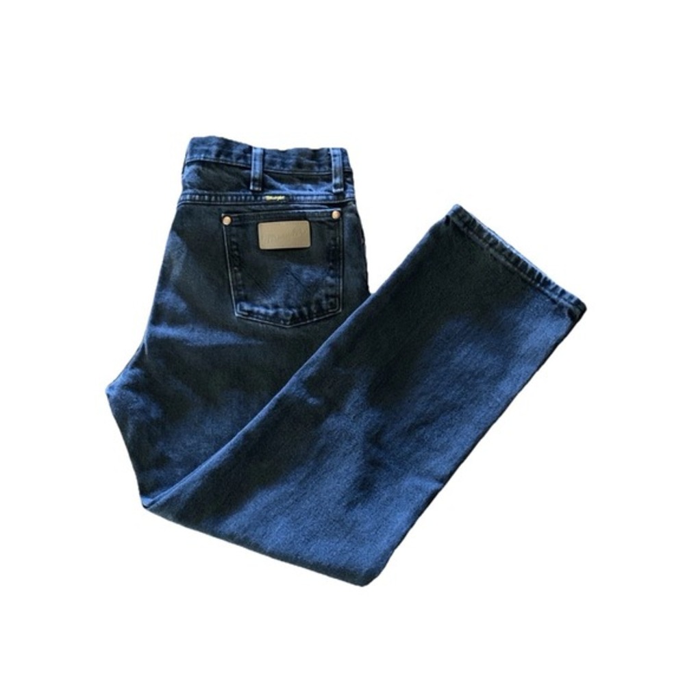 Wrangler Jeans‎ Mens 35x28 Black 936WBK Faded Cowboy Cut Western Ranch Rodeo